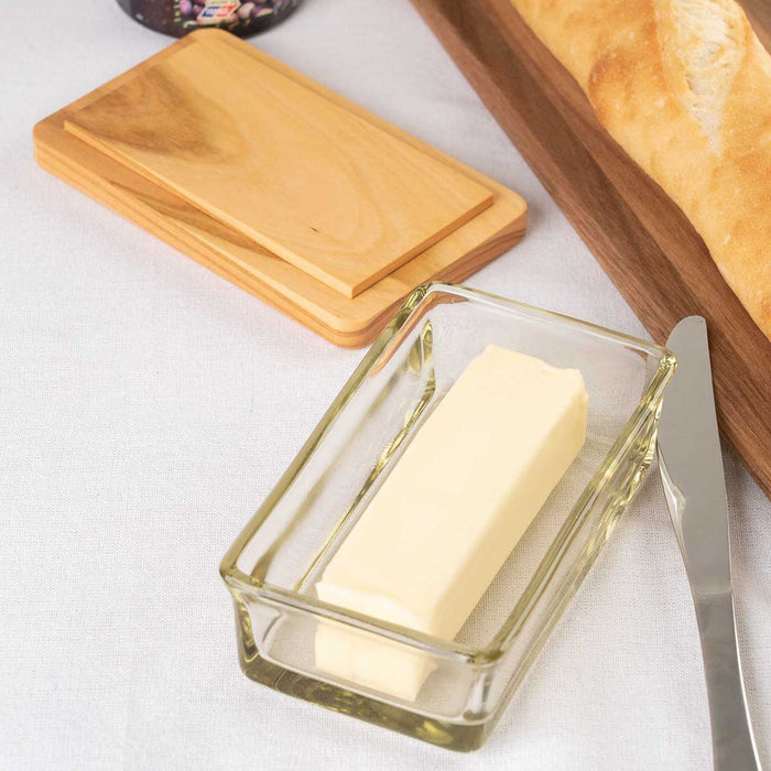 Butter Dish by Hirota Glass