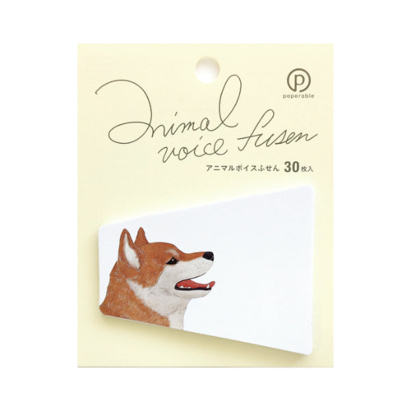 Animal Voice Stickies Dogs-Shiba