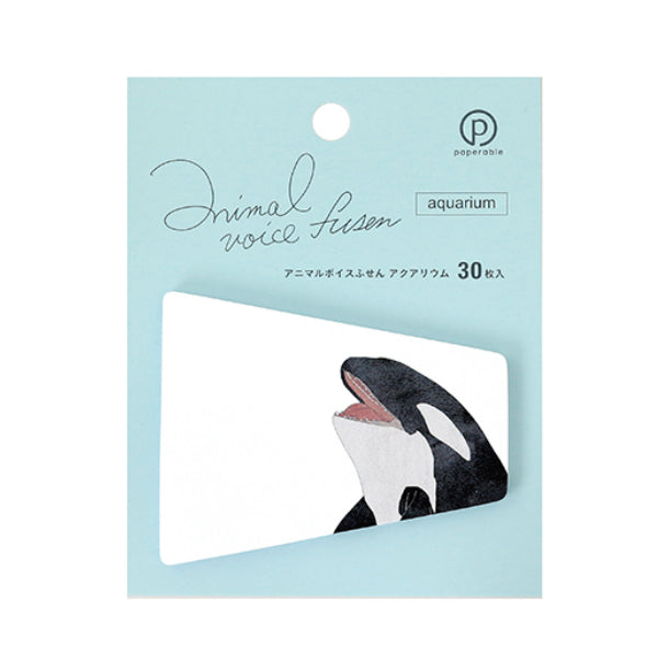 Animal Voice Stickies Sealife-Orca